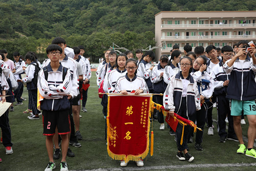 场面热烈比赛文明成绩精彩沙城高级中学第十八届校运会